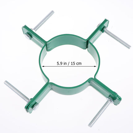 Masteelf Durable Iron Tree Fixator for Outdoor Use with Easy Application Green Color 15cm Diameter.