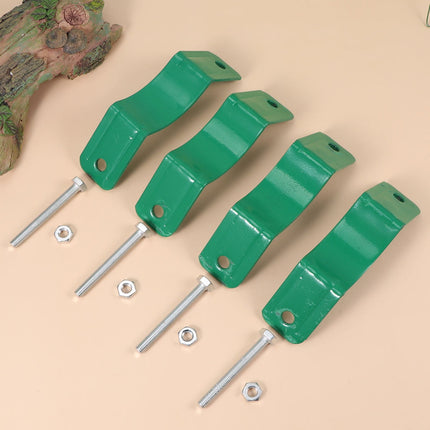 Masteelf Durable Iron Tree Fixator for Outdoor Use with Easy Application Green Color 15cm Diameter.