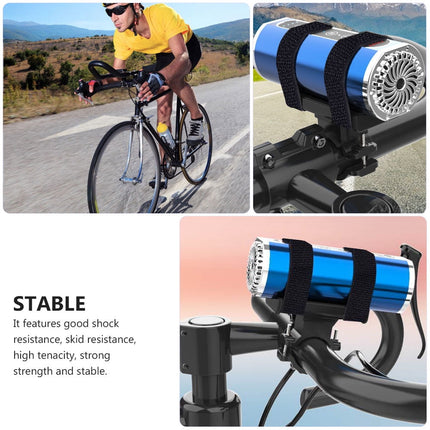 Worgeous Bike Rack Mountain Mountain Bike Flashlight Bracket Band Riding Sound Universal Accessory (Black).