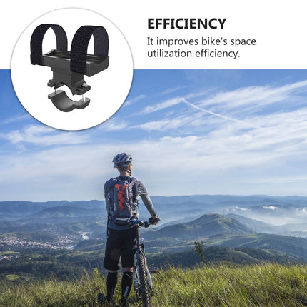 Worgeous Bike Rack Mountain Mountain Bike Flashlight Bracket Band Riding Sound Universal Accessory (Black).