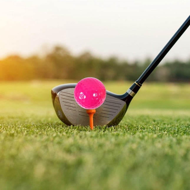 Worgeous Practice Golf Balls for Sports Use Assorted Color Synthetic Rubber Safe Durable 4cm Diameter.