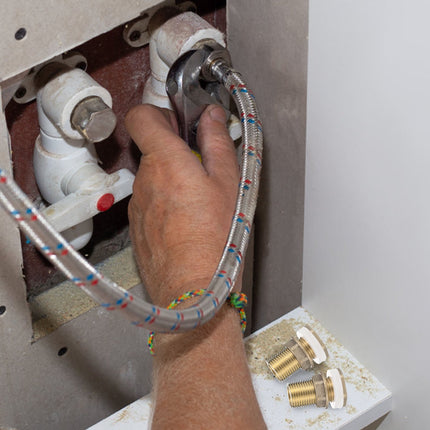 Worgeous Brass Bulkhead Fitting for Water Tank Easy Install Water Inlet Outlet Connector Golden 1/2 Inch.