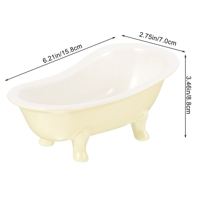 Worgeous Ceramic Flowerpot Bathtub Succulent Planter Cactus Planting Pots Indoor.