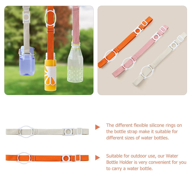 Worgeous 2 Pcs Sling Insulated Water Bottle Kids Portable Kettle Child.