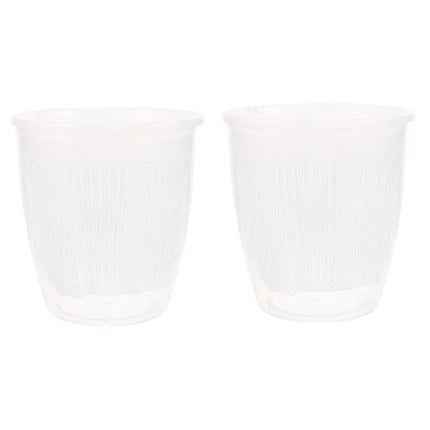 Masteelf 2Pcs Plastic Plant Containers for Gardeners and Indoor Plants 12.00X11.50X11.50in.