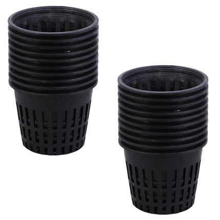 Worgeous 20pcs Plastic Planting Buckets for Soilless Culture with Net Cups.