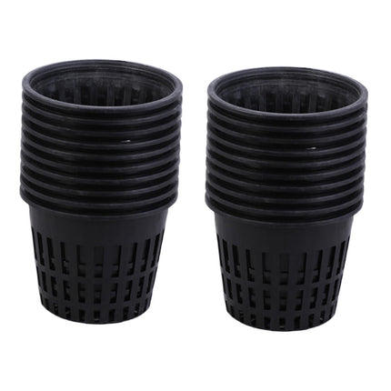 Worgeous 20pcs Plastic Planting Buckets for Soilless Culture with Net Cups.