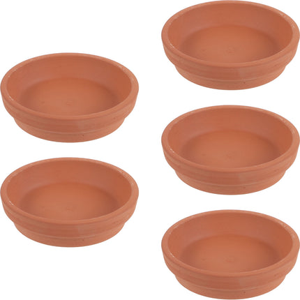 Worgeous 5 Pcs Flower Pot Holder Base Terracotta Indoor Plant Plants.