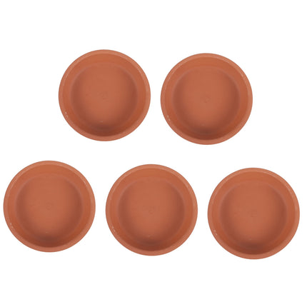 Worgeous 5 Pcs Flower Pot Holder Base Terracotta Indoor Plant Plants.