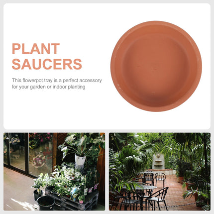 Worgeous 5 Pcs Flower Pot Holder Base Terracotta Indoor Plant Plants.