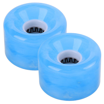 SWETRACE Non-slip Skateboard Wheel Transparent Pu 2Pcs 2.36X2.36X1.57in.