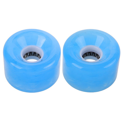 SWETRACE Non-slip Skateboard Wheel Transparent Pu 2Pcs 2.36X2.36X1.57in.