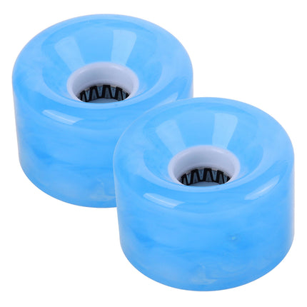 SWETRACE Non-slip Skateboard Wheel Transparent Pu 2Pcs 2.36X2.36X1.57in.
