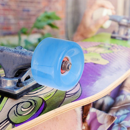 SWETRACE Non-slip Skateboard Wheel Transparent Pu 2Pcs 2.36X2.36X1.57in.