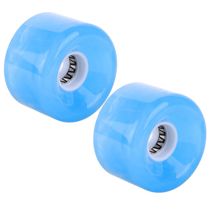 SWETRACE Non-slip Skateboard Wheel Transparent Pu 2Pcs 2.36X2.36X1.57in.