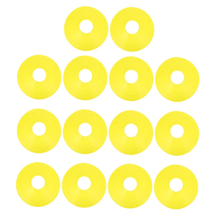 Worgeous 14 Pcs Disc Agile Soccer Cones Training Equipment Child Yellow.