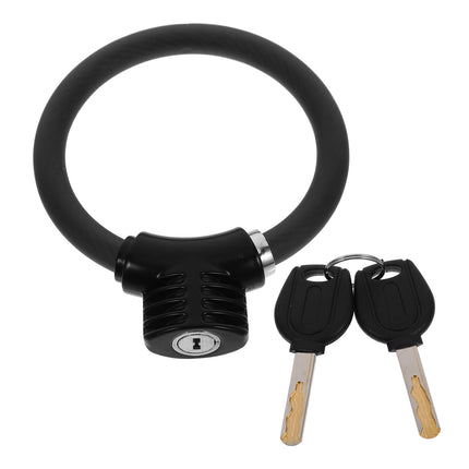 SWETRACE High-Security Bike Lock PVC Cycle Lock Black 1Set.