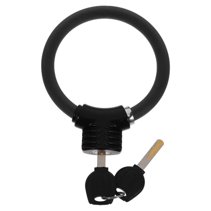 SWETRACE High-Security Bike Lock PVC Cycle Lock Black 1Set.