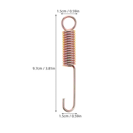 Worgeous Tension Spring Replacement Adjustable Minibike Kickstand Golden.