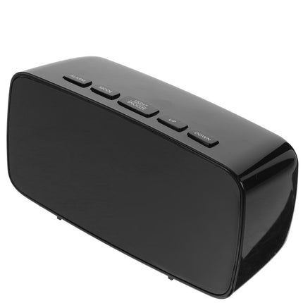 Worgeous Digital Alarm Clock Battery Operated Big Numbers Travel Green.