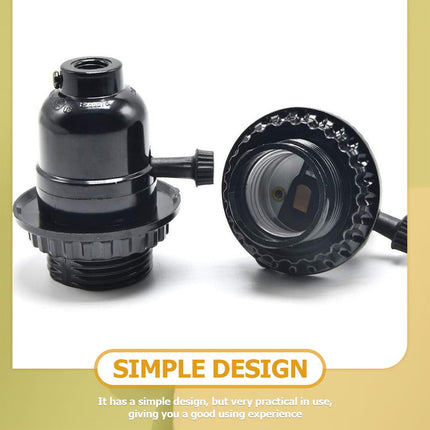 Worgeous 20pcs Lamp Knob Us Style Light On/off Knob 5cm Light Socket Knob.