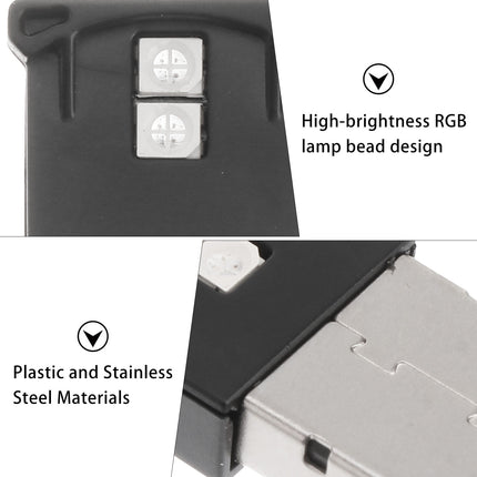 Masteelf 2Pcs Usb Atmosphere Light for Indoor Use and Ambient Lighting.