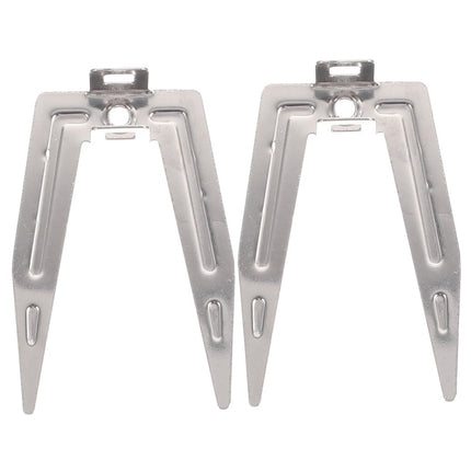 Worgeous 2 Pcs Roast Chicken String Rotisseries Fork Roasted Grilled Silver.