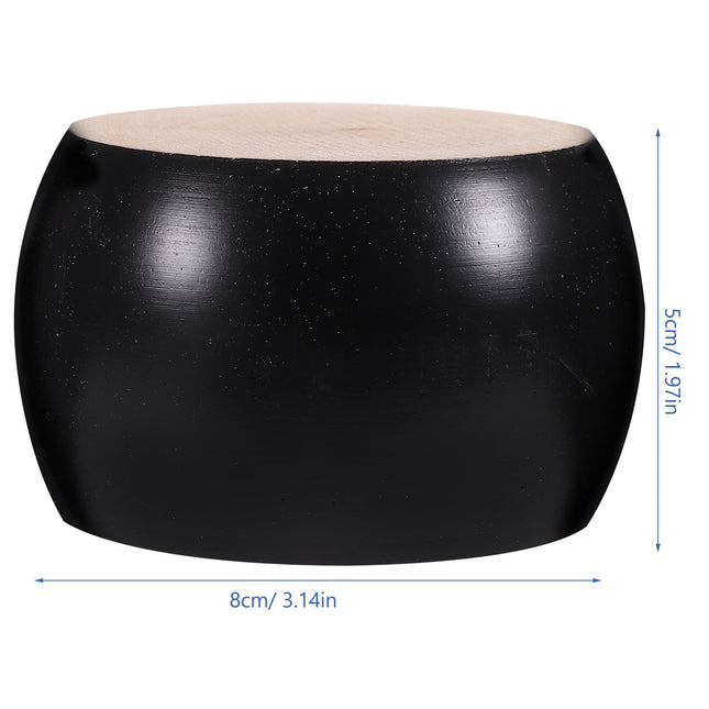 SWETRACE Furniture Feet Wood Round Bun Shape for Wooden Furniture Legs 6Pcs.