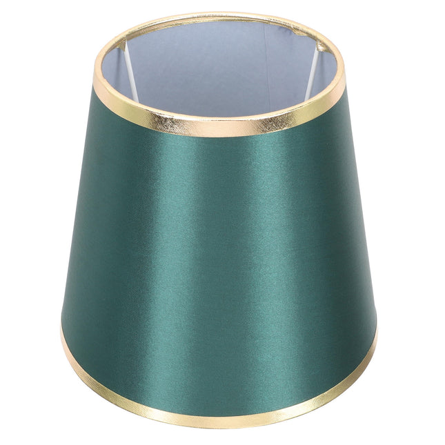 Worgeous Green Fabric Drum Lamp Shade for Table Lamps and Chandelier Perfect for Home Decoration 12 in.