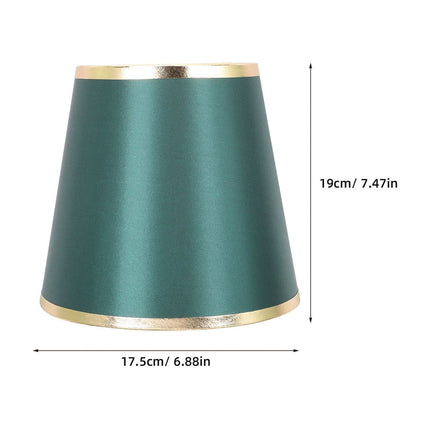 Worgeous Green Fabric Drum Lamp Shade for Table Lamps and Chandelier Perfect for Home Decoration 12 in.