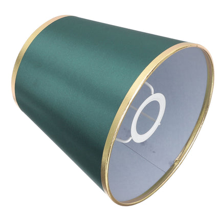 Worgeous Green Fabric Drum Lamp Shade for Table Lamps and Chandelier Perfect for Home Decoration 12 in.