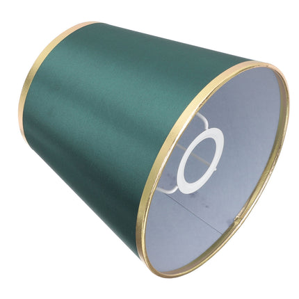 Worgeous Green Fabric Drum Lamp Shade for Table Lamps and Chandelier Perfect for Home Decoration 12 in.