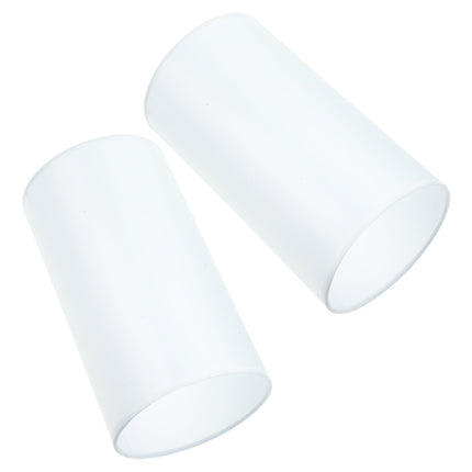 SWETRACE Lamp Shade for Cylinder Lamp White Linen 2Pcs 9.8x5.5x5.5in.