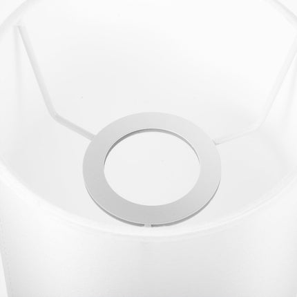 SWETRACE Lamp Shade for Cylinder Lamp White Linen 2Pcs 9.8x5.5x5.5in.