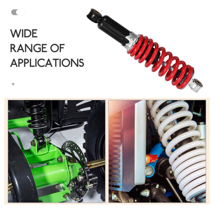 Worgeous Suspension Spring Shock Absorber Motorbike Absorbers Red.