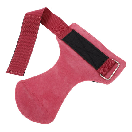 SWETRACE Gym Equipment Wrist Wraps Grip Enhancement Rosy 1Set PU 8.7x8.6x0.4in.