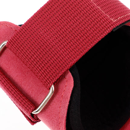 SWETRACE Gym Equipment Wrist Wraps Grip Enhancement Rosy 1Set PU 8.7x8.6x0.4in.