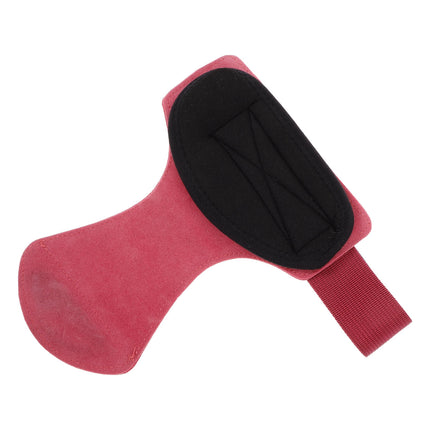 SWETRACE Gym Equipment Wrist Wraps Grip Enhancement Rosy 1Set PU 8.7x8.6x0.4in.