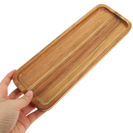 SWETRACE Food Serving Trays Wood Light Brown 1Pack.