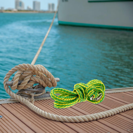 Worgeous Boat Ropes for Docking with Mooring Hooks on Both Ends Green.