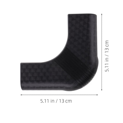 Worgeous 2 Pcs Pool Table Corner Protector Cover Billiard Guard Black.