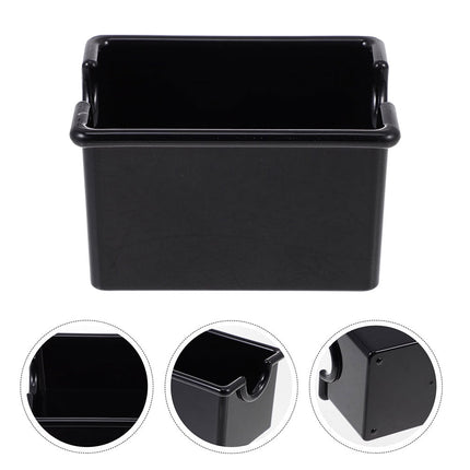 Masteelf Black Acrylic Sugar Packet Organizer for Coffee Bar and Tea Bags Storage 9.5 x 5.5 x 5 Inches.