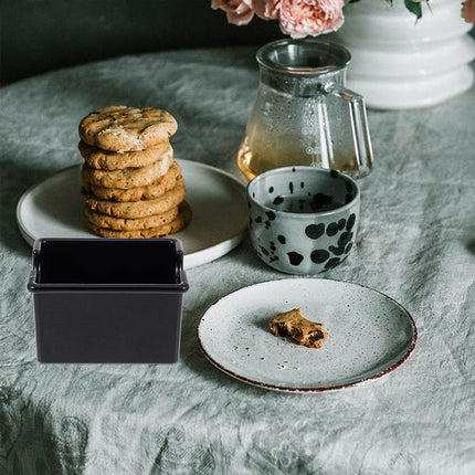 Masteelf Black Acrylic Sugar Packet Organizer for Coffee Bar and Tea Bags Storage 9.5 x 5.5 x 5 Inches.