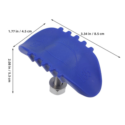 SWETRACE Motorcycle Wheel Locks Anti Theft Rim Lock Blue 1Set 1.85 Inch Plastic.