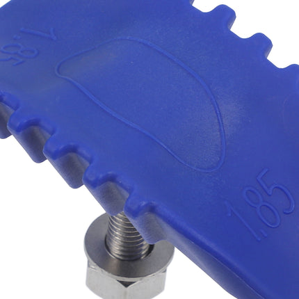 SWETRACE Motorcycle Wheel Locks Anti Theft Rim Lock Blue 1Set 1.85 Inch Plastic.