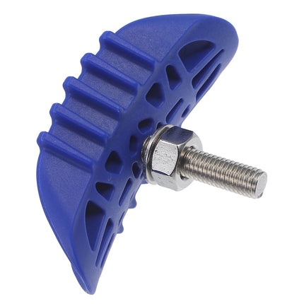 SWETRACE Motorcycle Wheel Locks Anti Theft Rim Lock Blue 1Set 1.85 Inch Plastic.