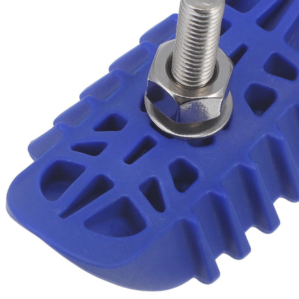 SWETRACE Motorcycle Wheel Locks Anti Theft Rim Lock Blue 1Set 1.85 Inch Plastic.