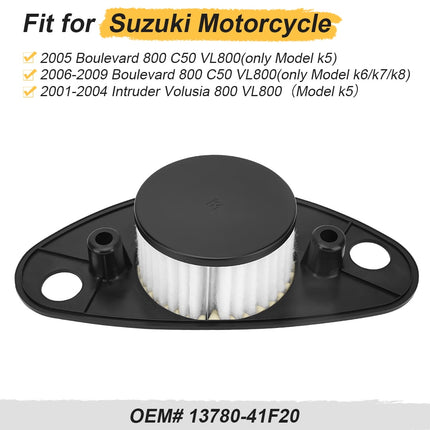 M MATI Air Filter Cleaner 13780-41F20 for Suzuki Boulevard C50 Intruder Volusia 800 VL800 2001-2009.