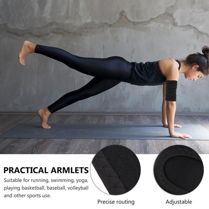 SWETRACE Arm Bands For Workout Simple Rubber 2Set.