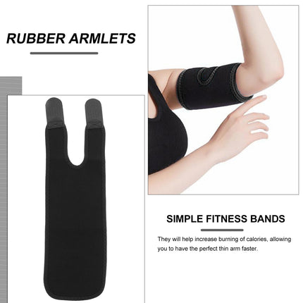 SWETRACE Arm Bands For Workout Simple Rubber 2Set.